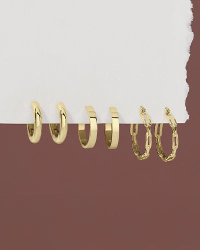 Tatum Earrings in Gold Plated, Women's by Gorjana