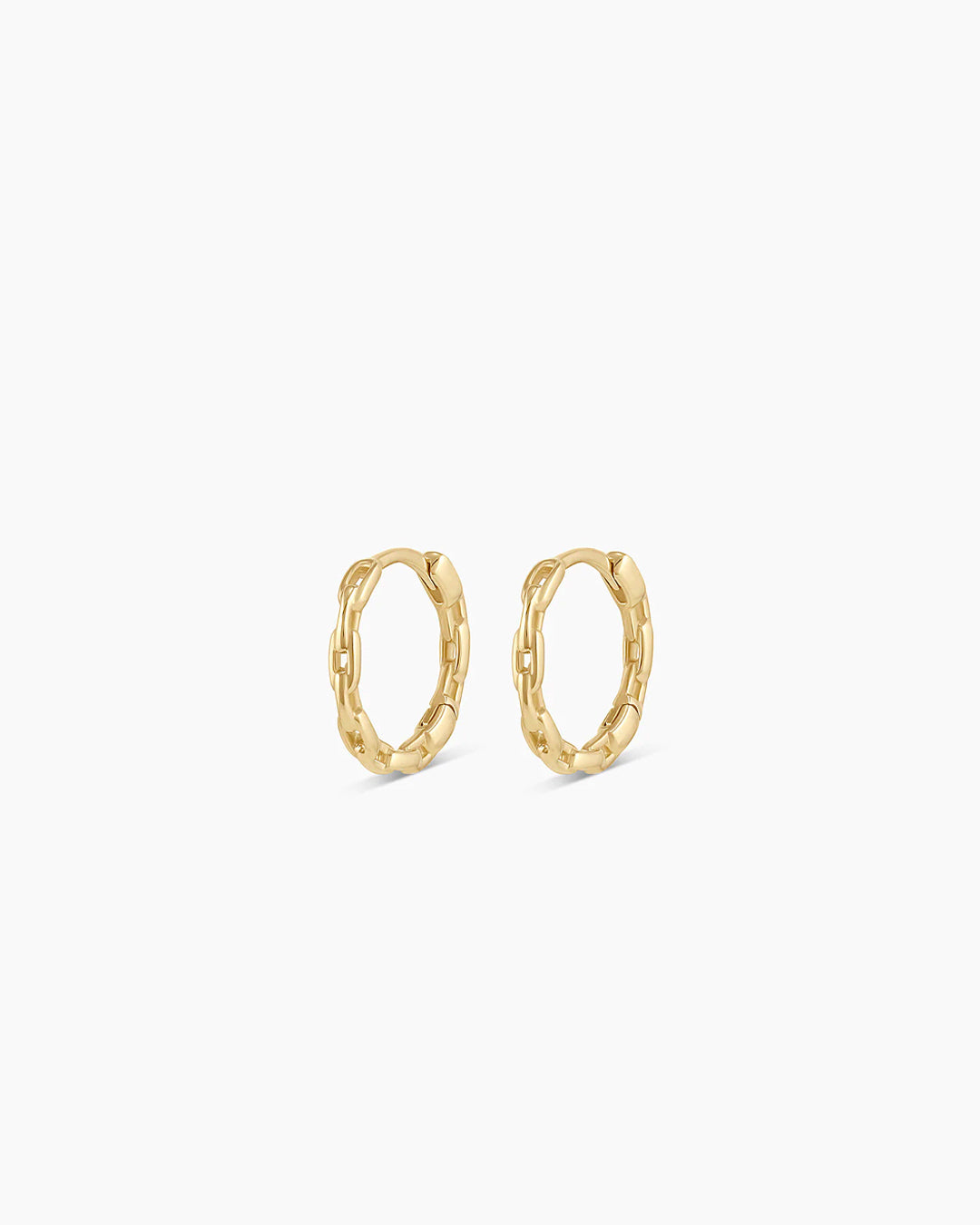 Modern 14k Gold Black and White Huggies outlet Earrings