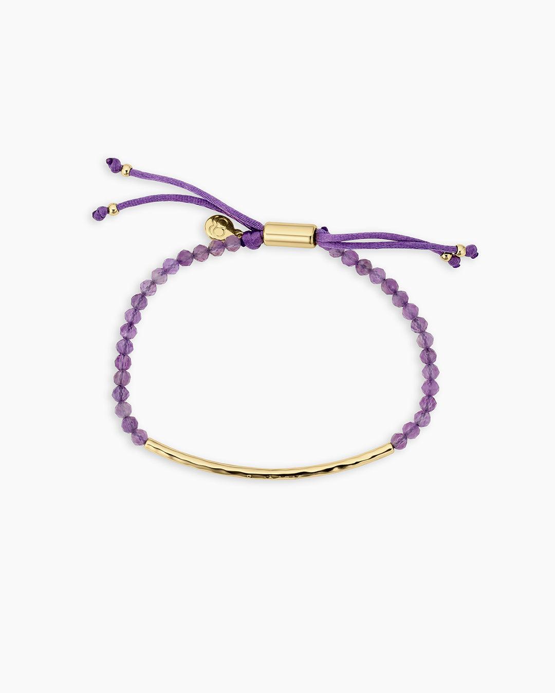 Power Gemstone Bracelet for Tranquility || option::18k Gold Plated, Amethyst - Tranquility