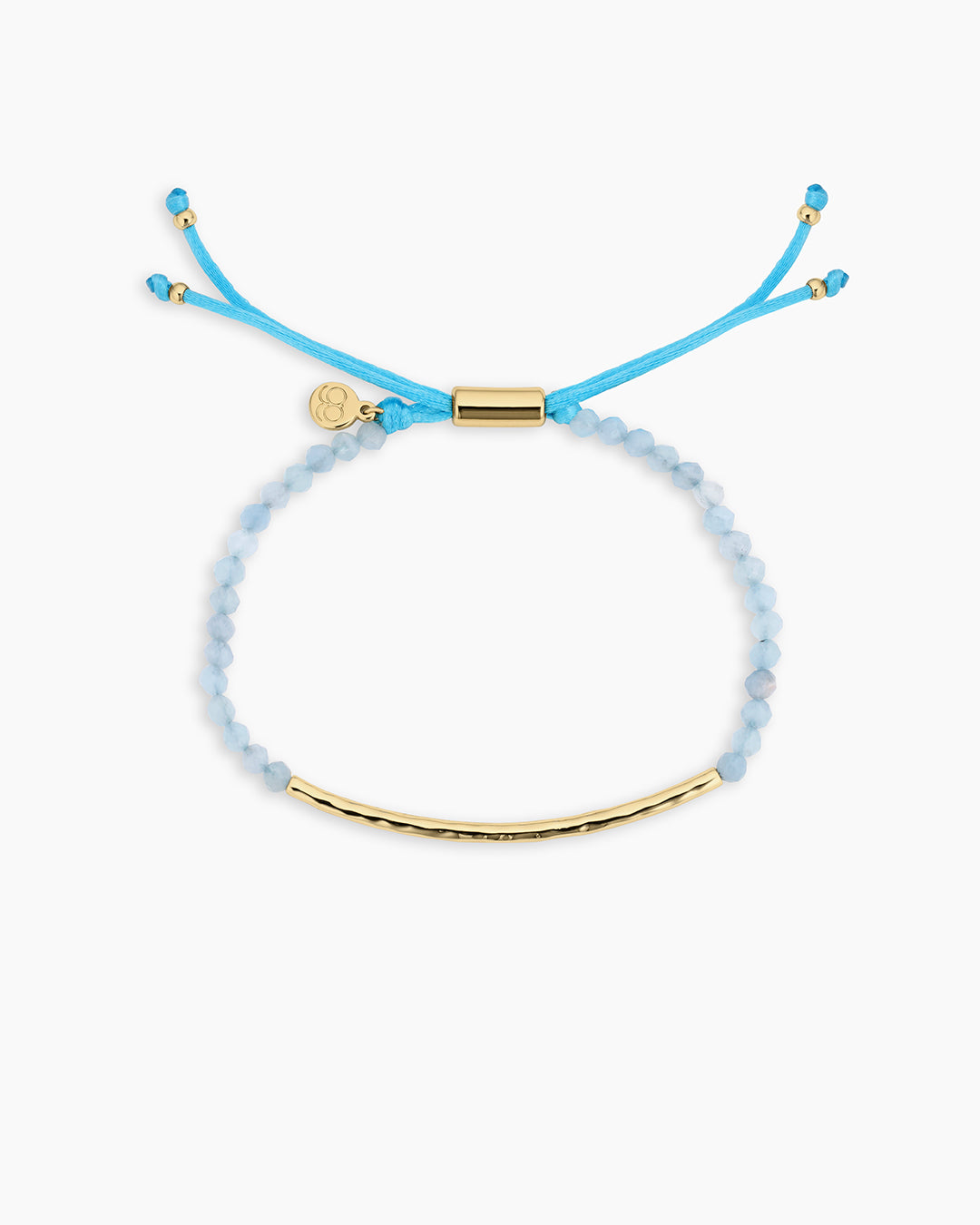 Power Gemstone Bracelet for Truth || option::18k Gold Plated, Aquamarine