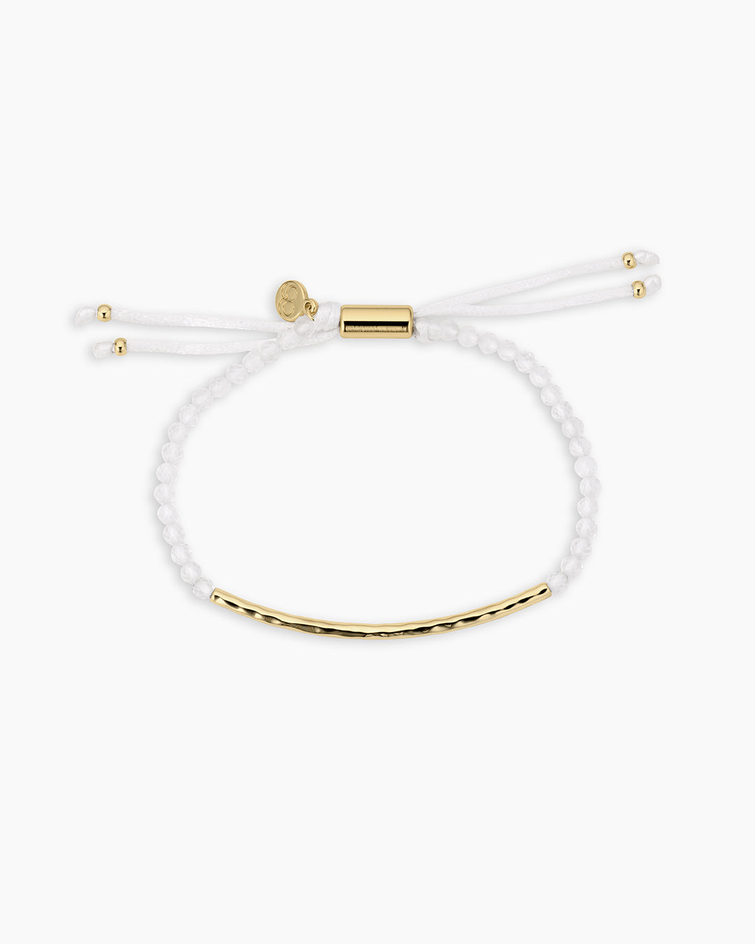 Power Gemstone Bracelet for Clarity || option::18k Gold Plated, Crystal Quartz - Clarity