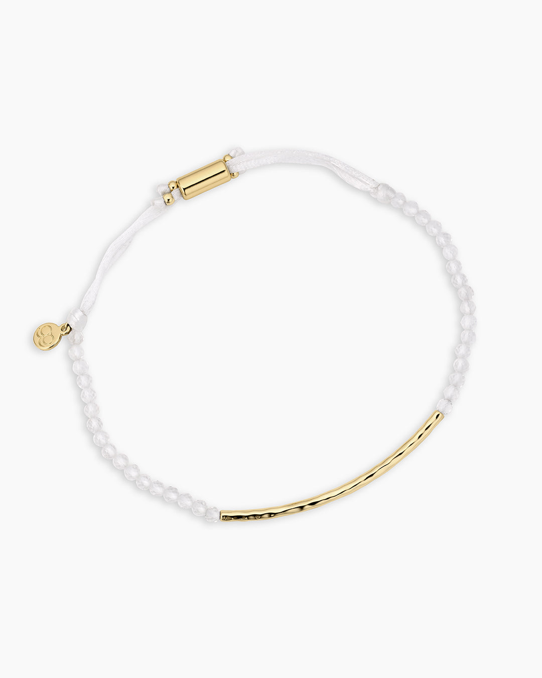 Power Gemstone Bracelet for Clarity || option::18k Gold Plated, Crystal Quartz - Clarity