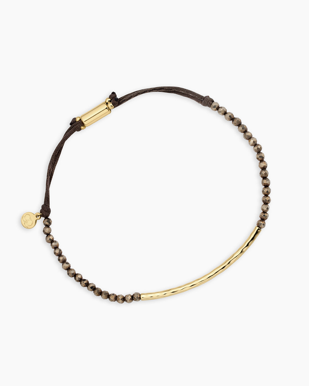 Power Gemstone Bracelet for Strength || option::18k Gold Plated, Pyrite - Strength