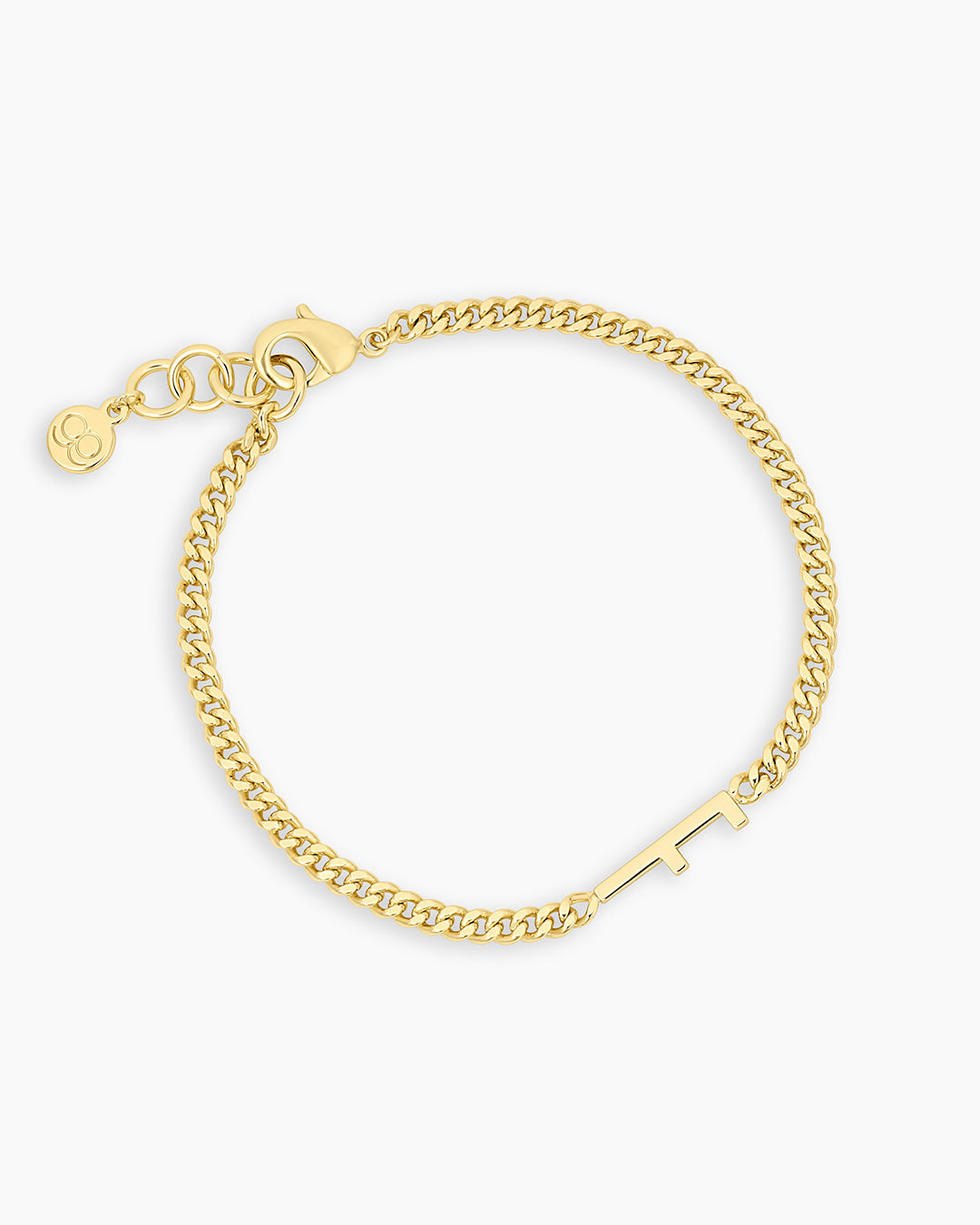 Wilder Alphabet Bracelet Alphabet Bracelet #F || option::18k Gold Plated, F