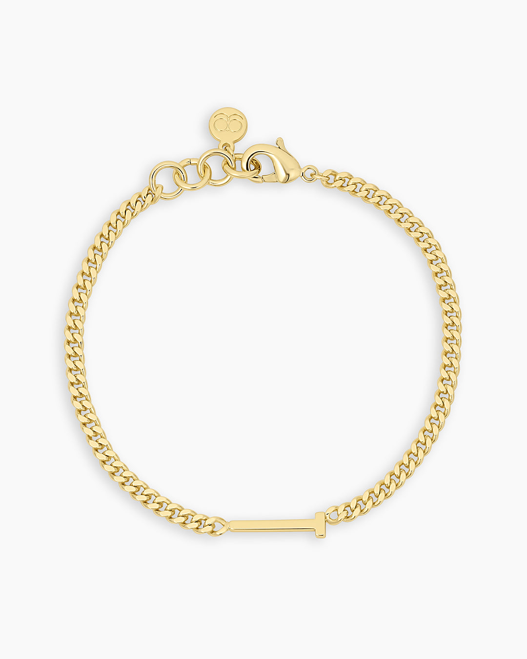 Wilder Alphabet Bracelet Alphabet Bracelet #T || option::18k Gold Plated, T