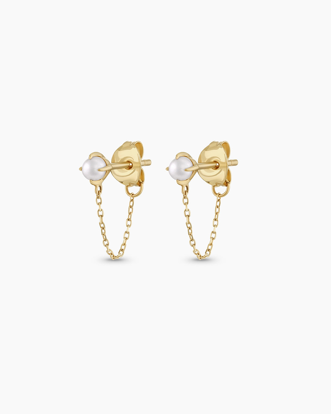 14k solid gold pearl set outlet