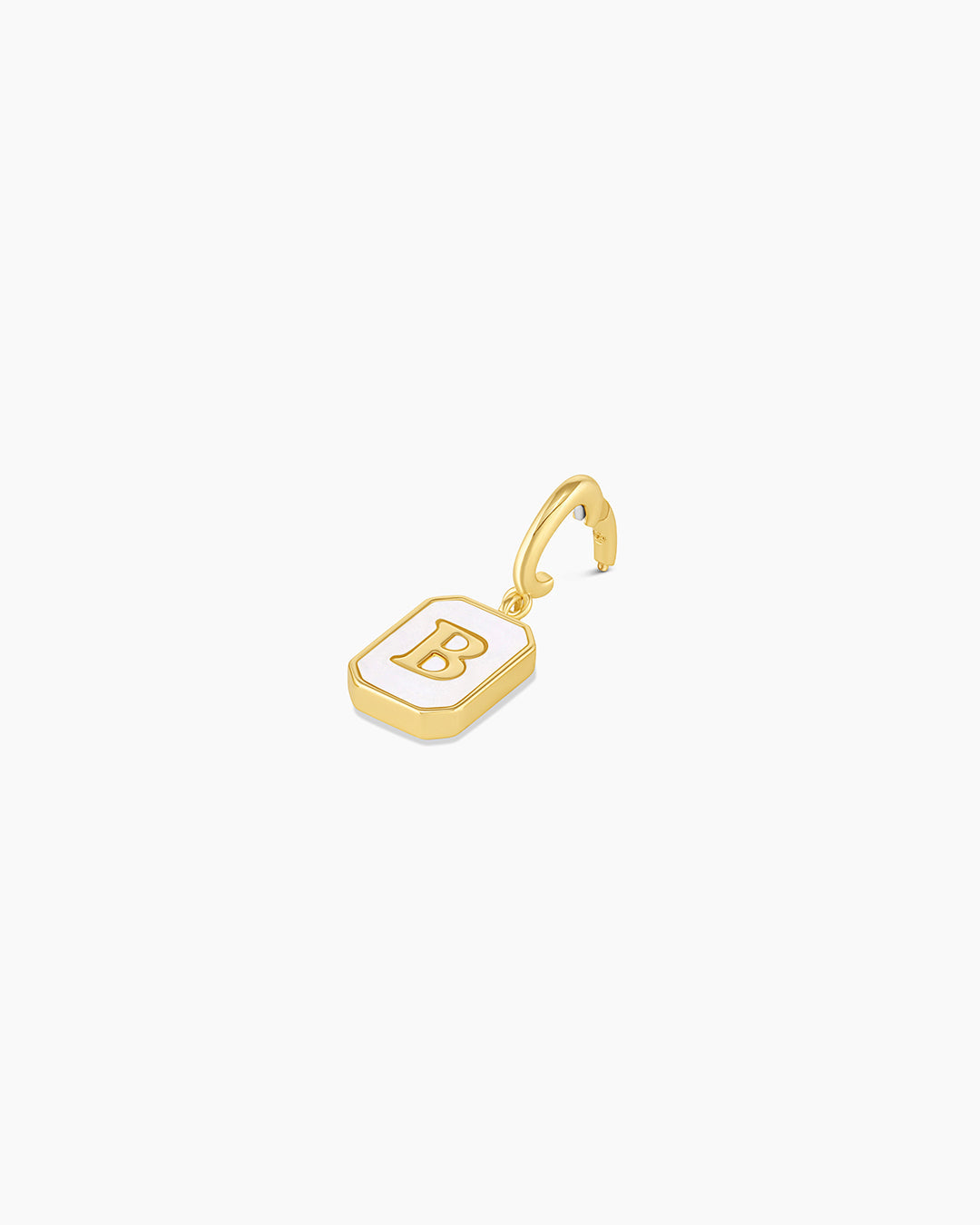 Vintage Alphabet Parker Charm #B || option::18k Gold Plated, B