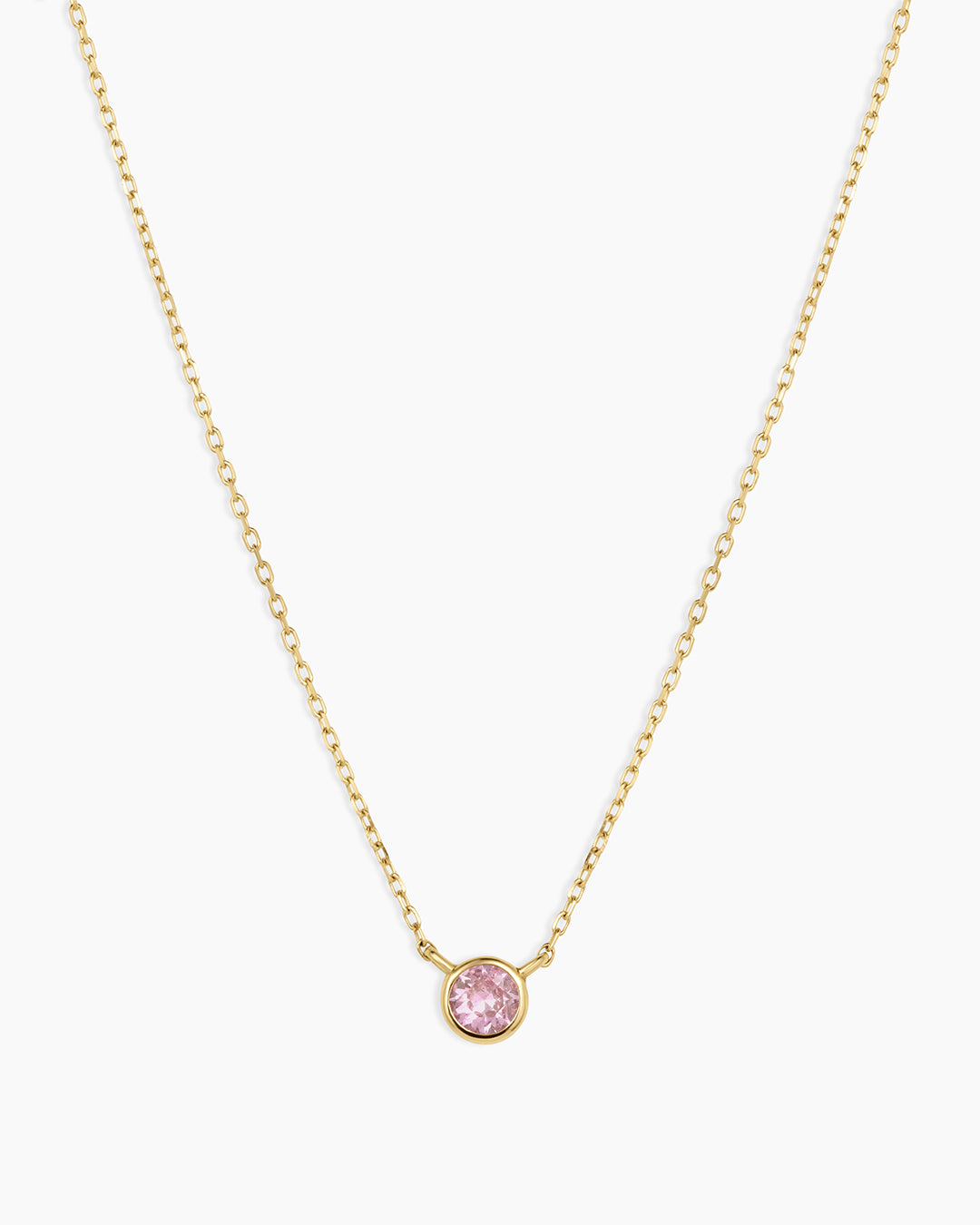 Threaded Elisa Gold Pendant Necklace in Pink Mix | Koerbers Fine Jewelry  Inc | New Albany, IN