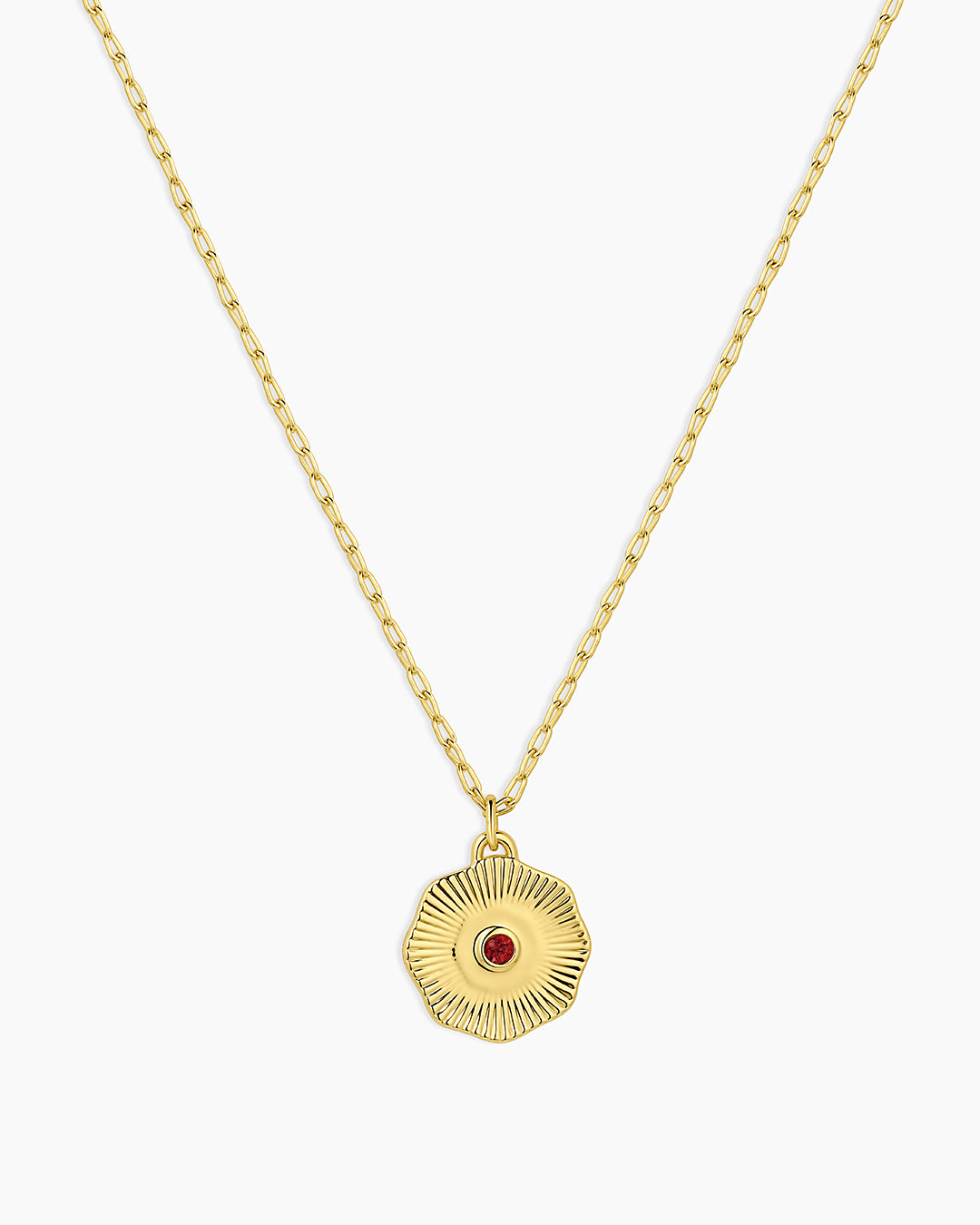 Gorjana Bali coin pedndant offers necklace