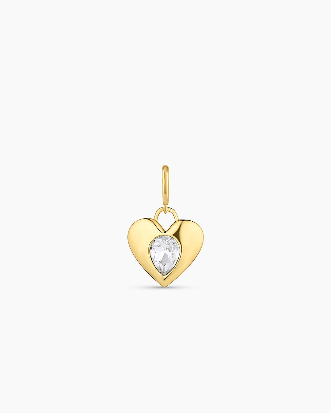 Nova Heart Parker Charm || option::18k Gold Plated