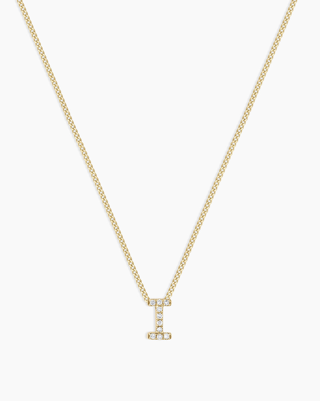 Diamond Alphabet Necklace