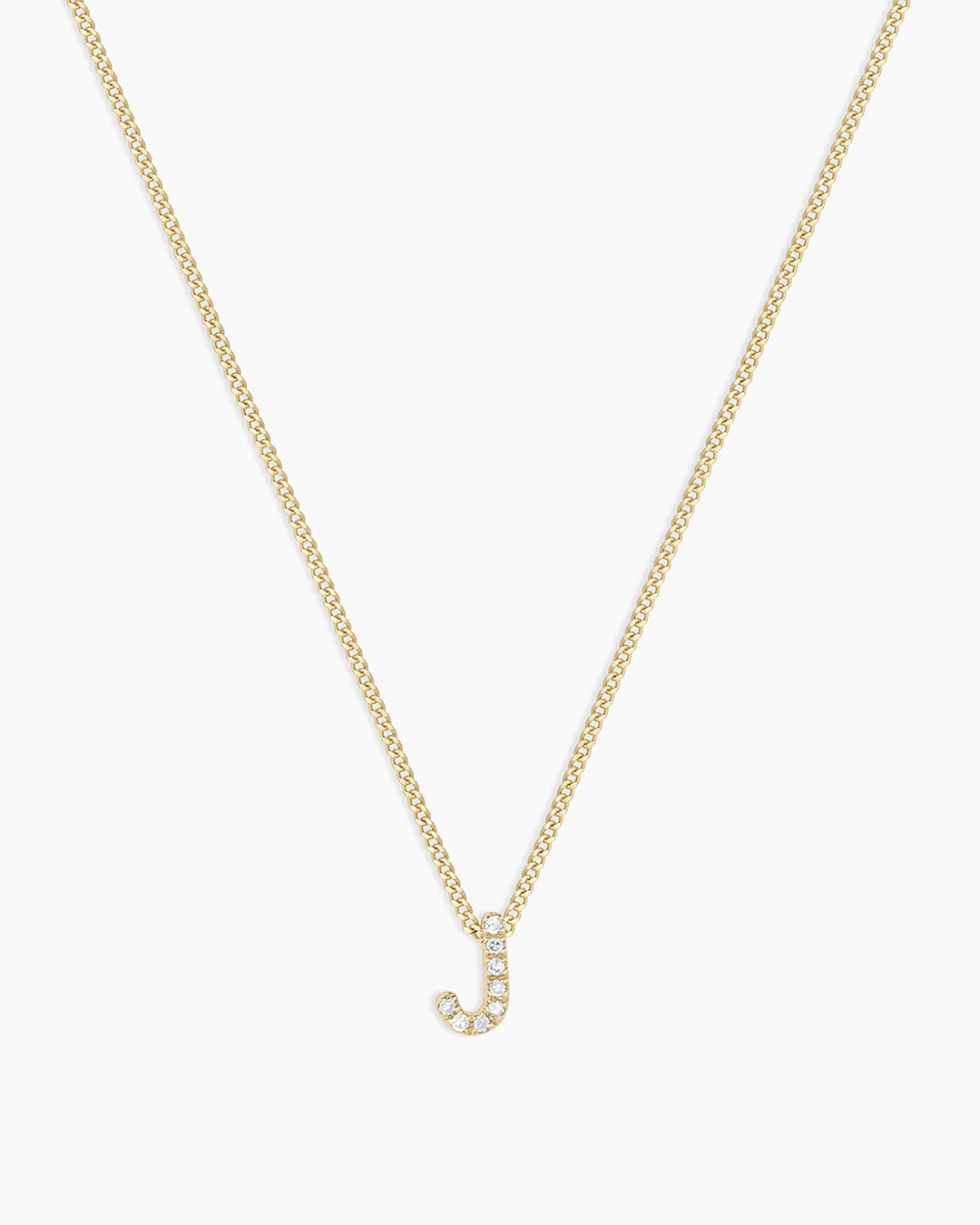 Gold diamond letter on sale necklace