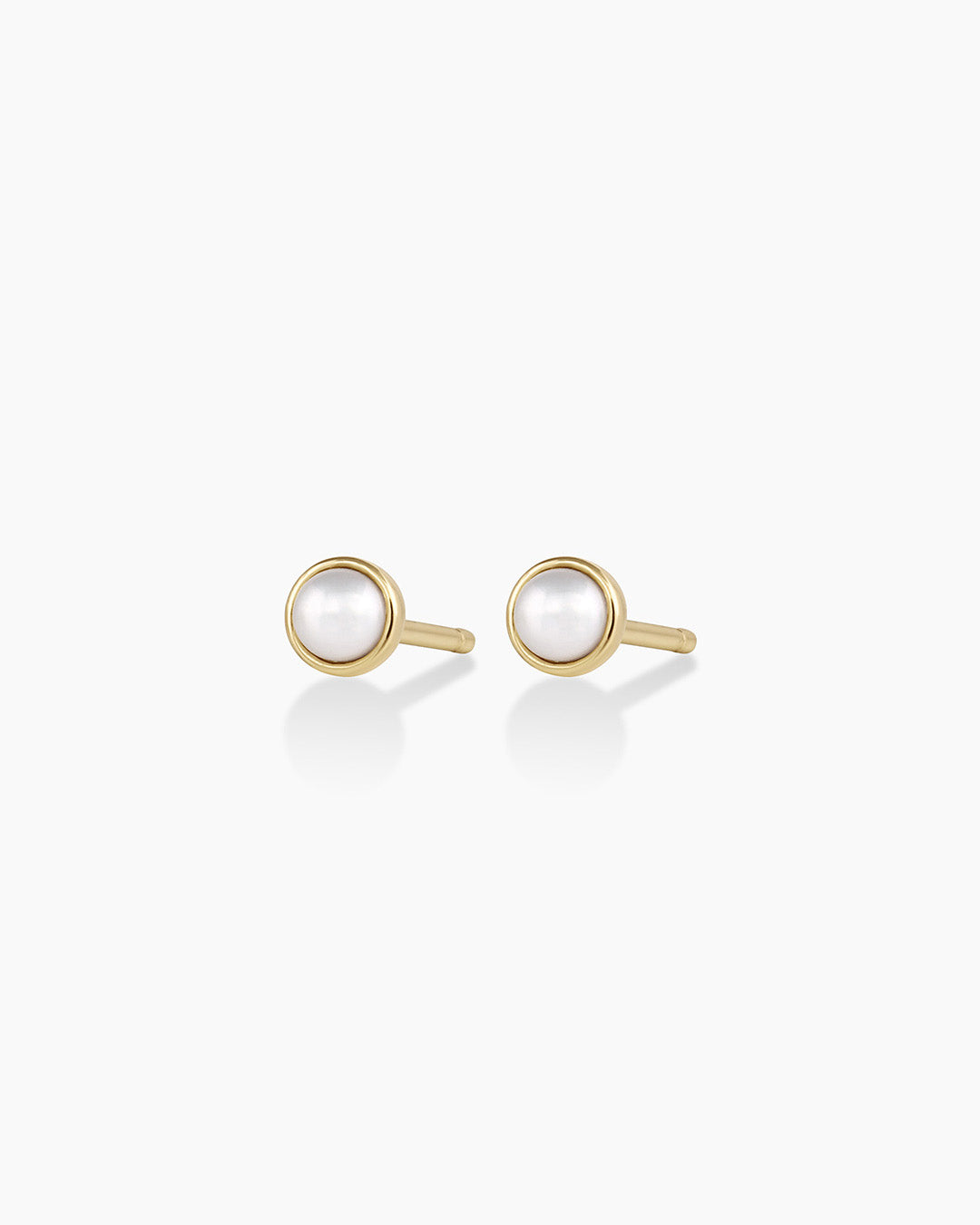 Child's Sapphire Birthstone Stud Earrings in 14k Yellow Golds | Lee  Michaels Fine Jewelry