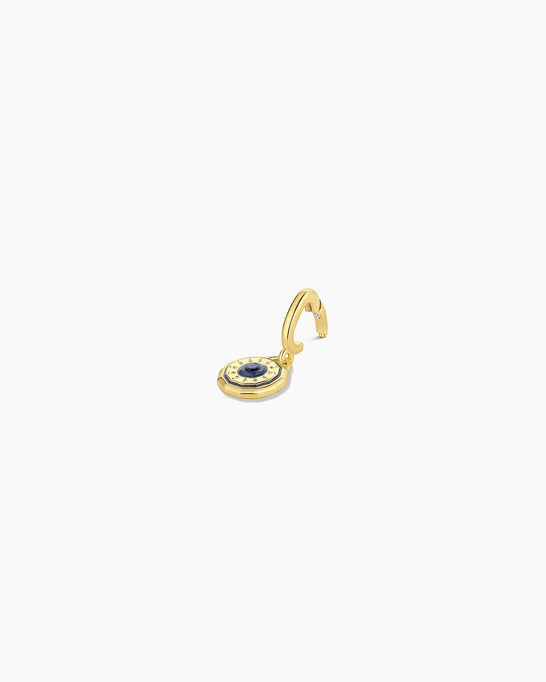 Birthstone Parker Charm || option::18k Gold Plated, Blue Sapphire - September