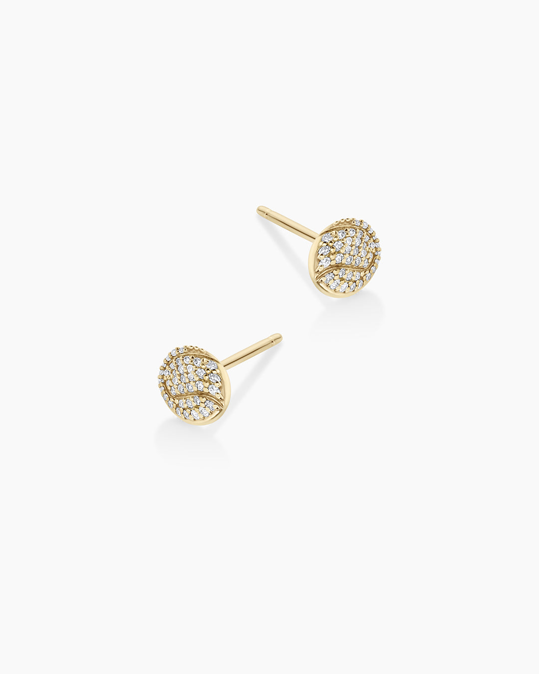 Diamond Ace Studs || option::14k Solid Gold