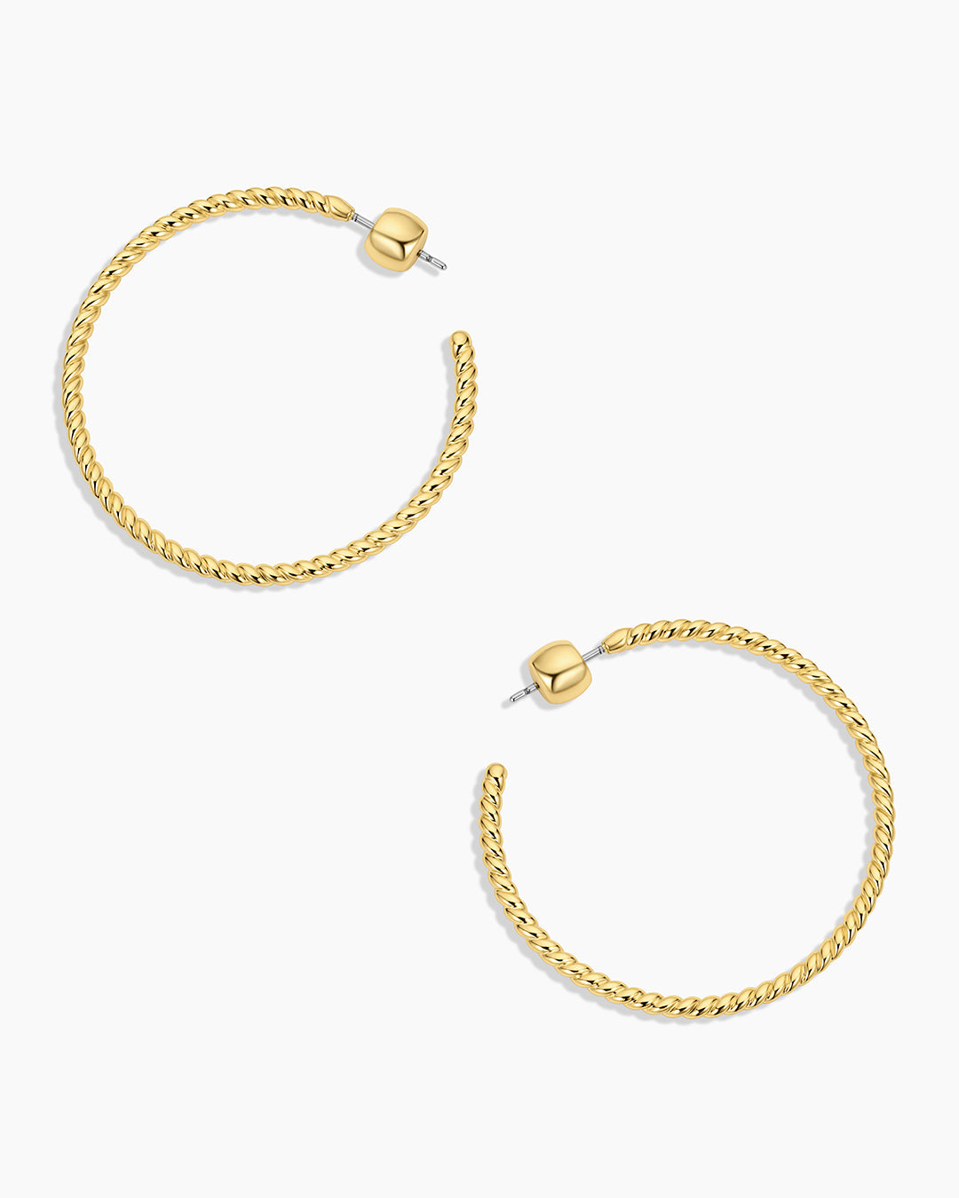 Crew Large Hoops || option::Gold Plated
