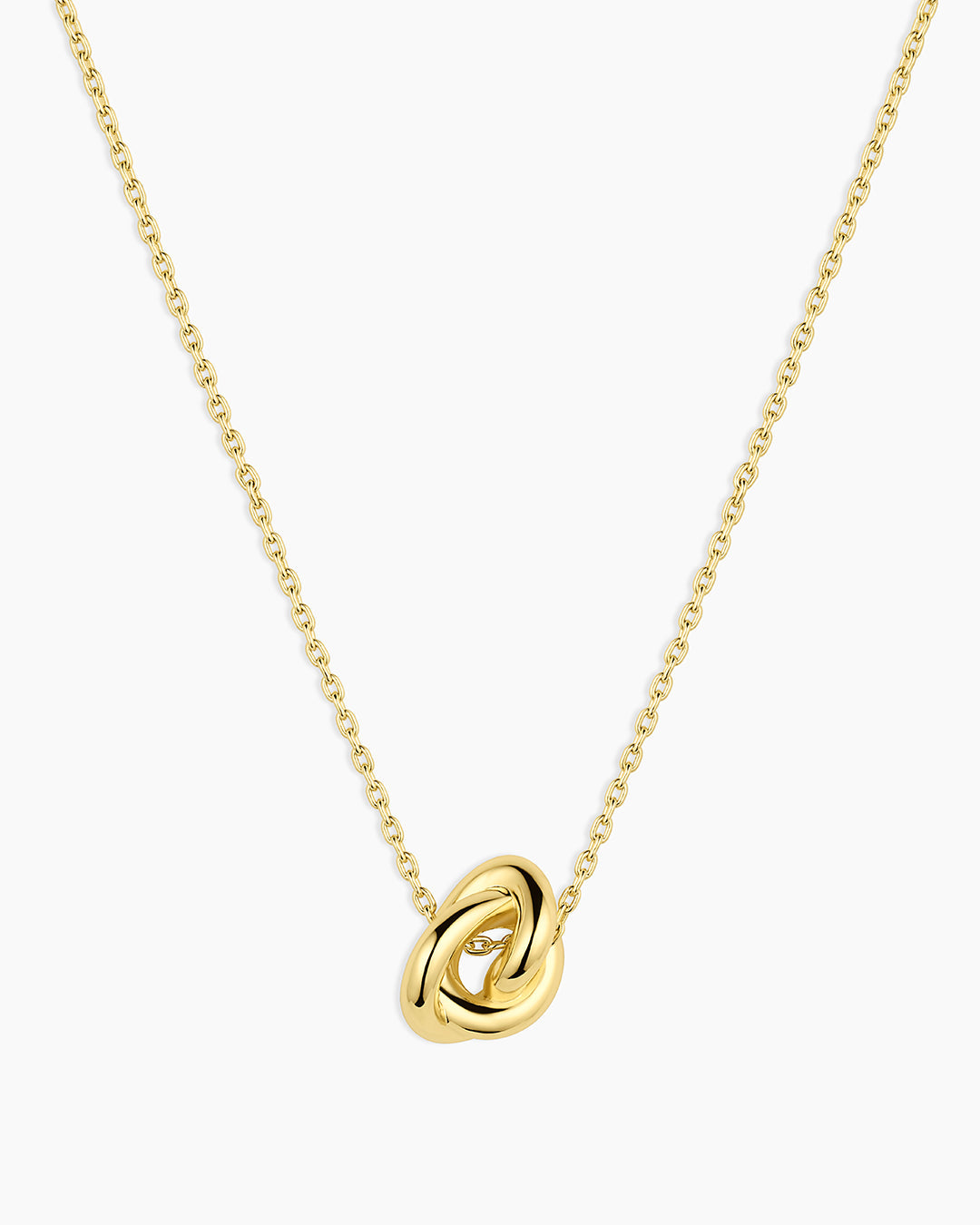 Infinity Knot Necklace || option::18k Gold Plated