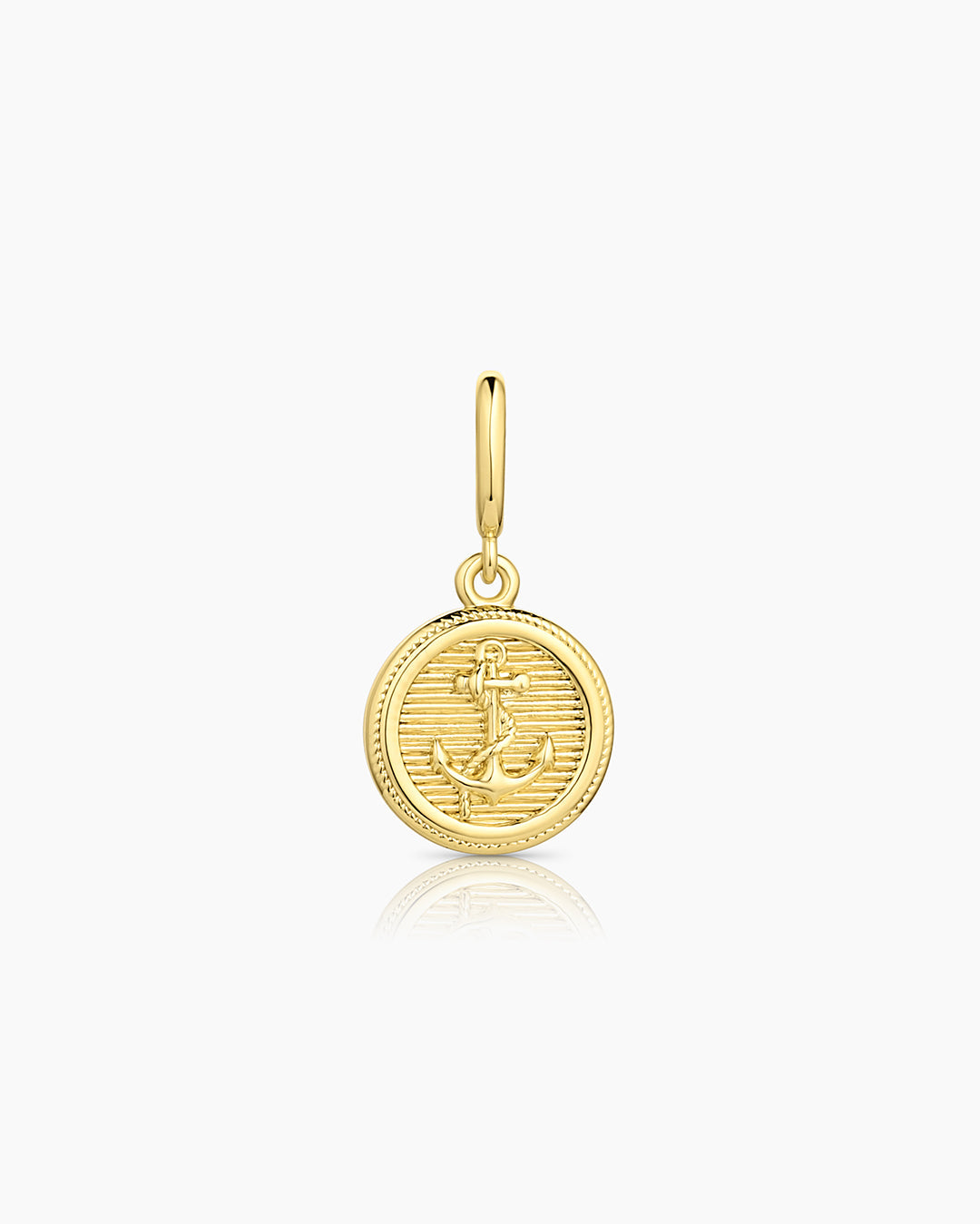 Anchor Coin Parker Charm || option::Gold Plated