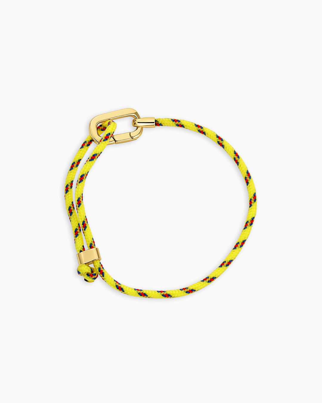 Link Paracord Bracelet || option::Gold Plated, Yellow