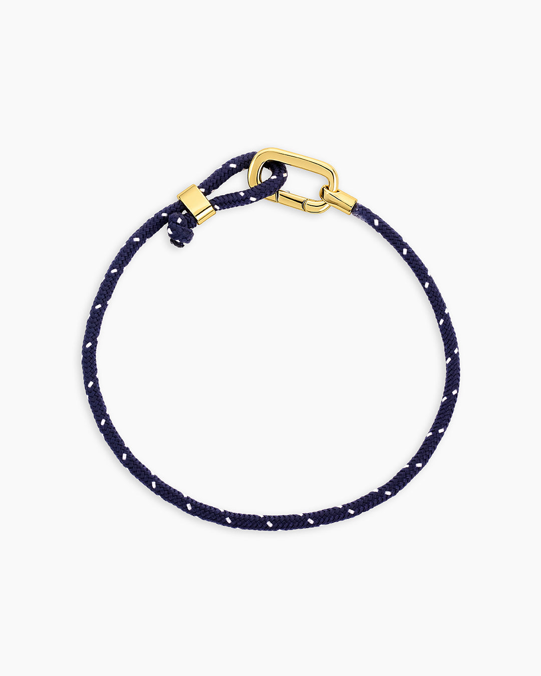 Link Paracord Bracelet || option::Gold Plated, Blue