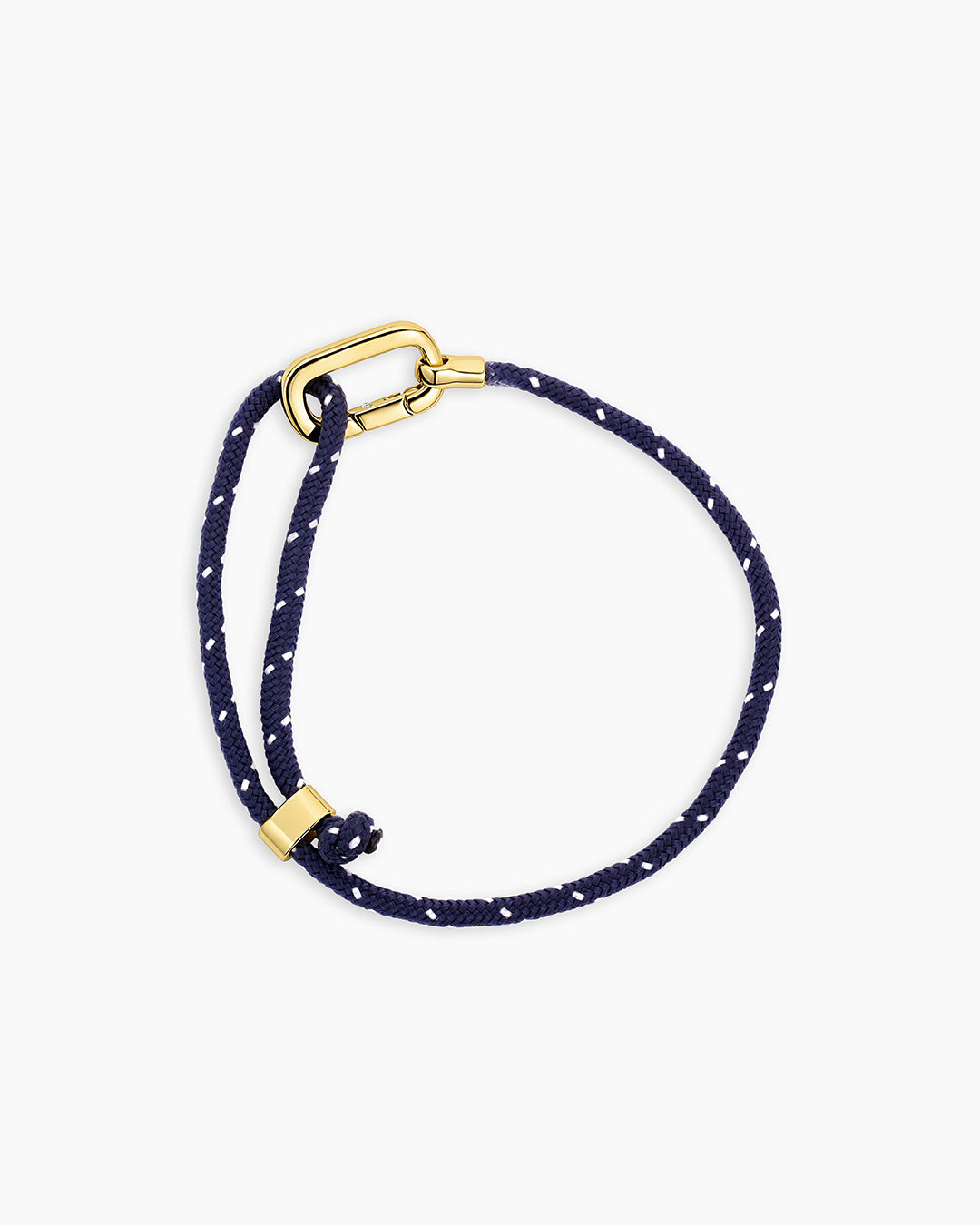 Link Paracord Bracelet || option::Gold Plated, Blue