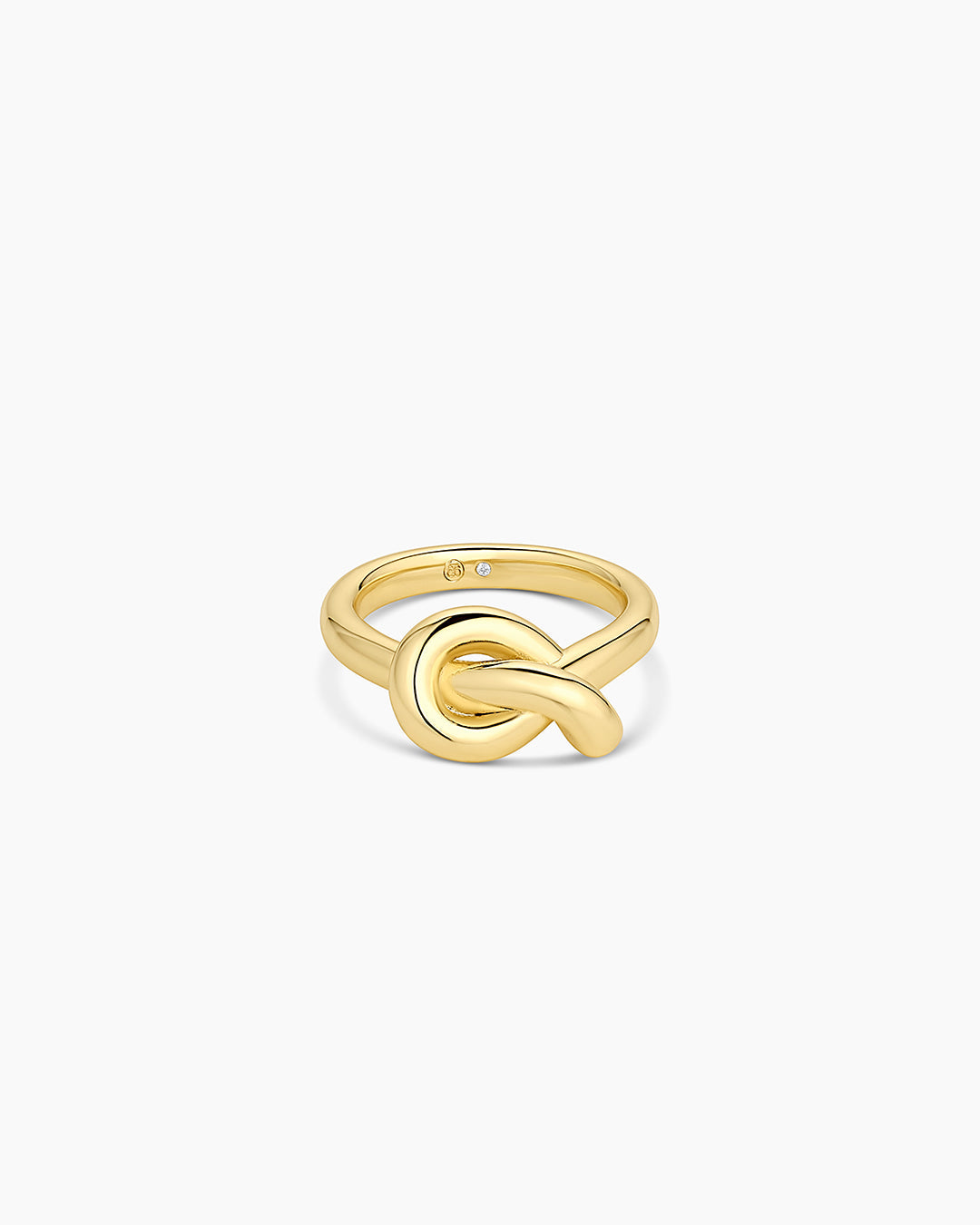 Infinity Knot Ring (size 5) || option::Gold Plated