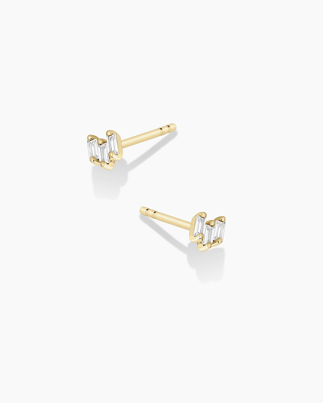 White Sapphire Amara Trio Studs