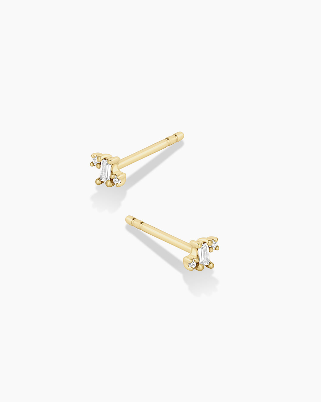 Diamond and White Sapphire Amara Cluster Studs