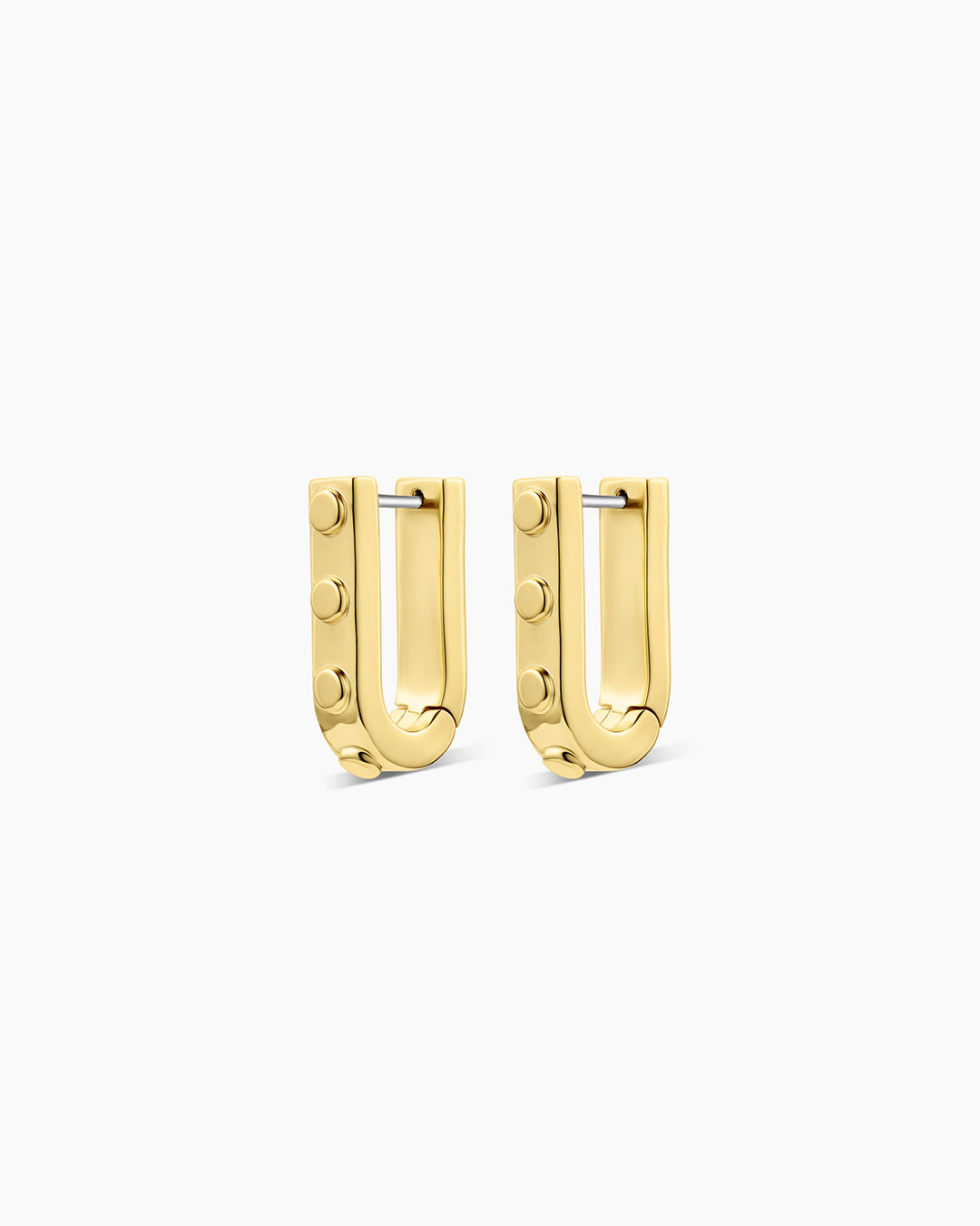 Asher Link Hoops || option::18k Gold Plated