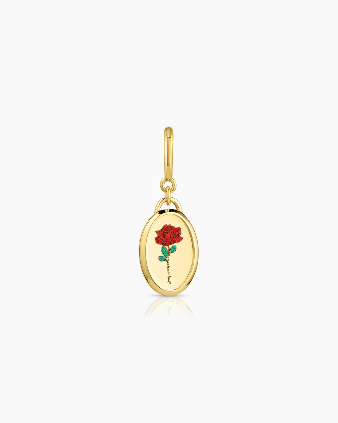 Rose Coin Parker Charm || option::Gold Plated 