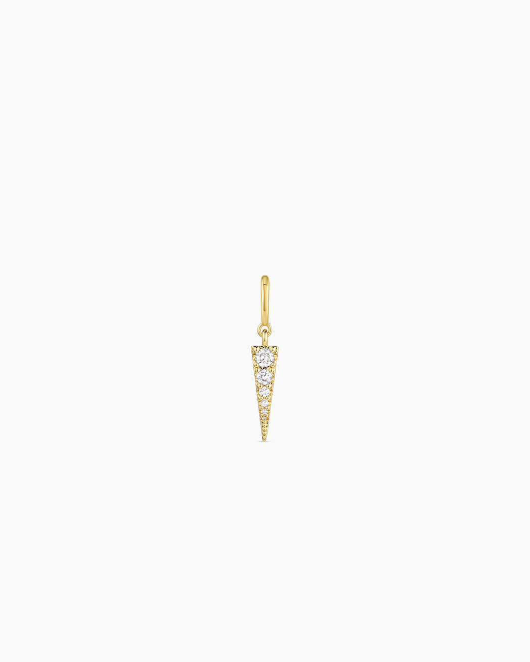 Shimmer Dagger Parker Charm || option::18k Gold Plated