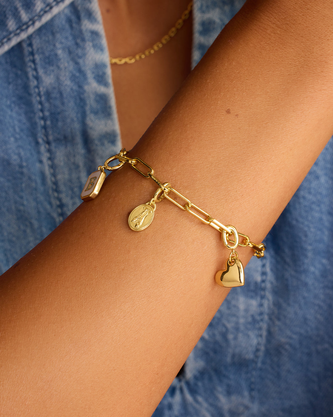 Varsity Parker Charm || option::Gold Plated, Dance