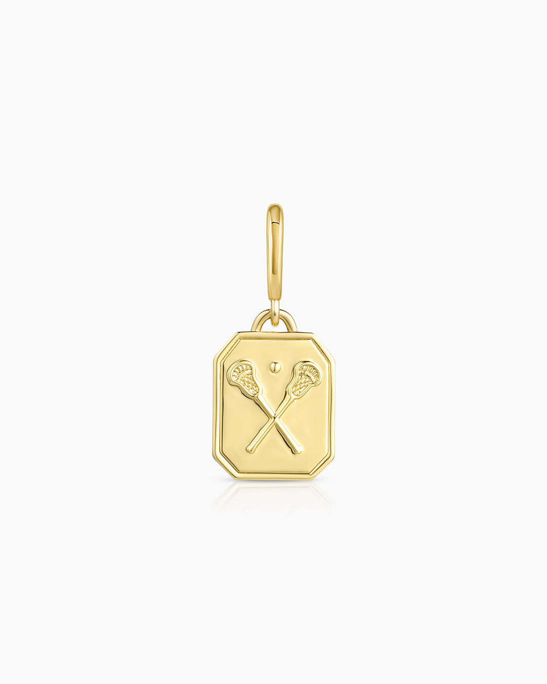 Varsity Parker Charm || option::Gold Plated, Lacrosse