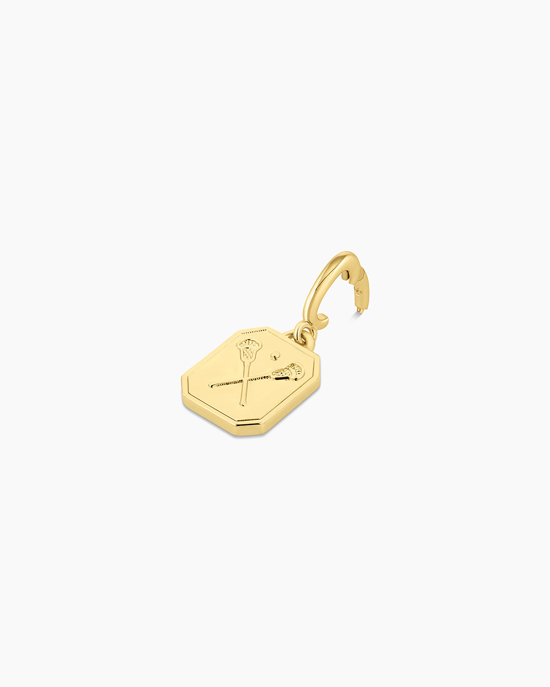 Varsity Parker Charm || option::Gold Plated, Lacrosse