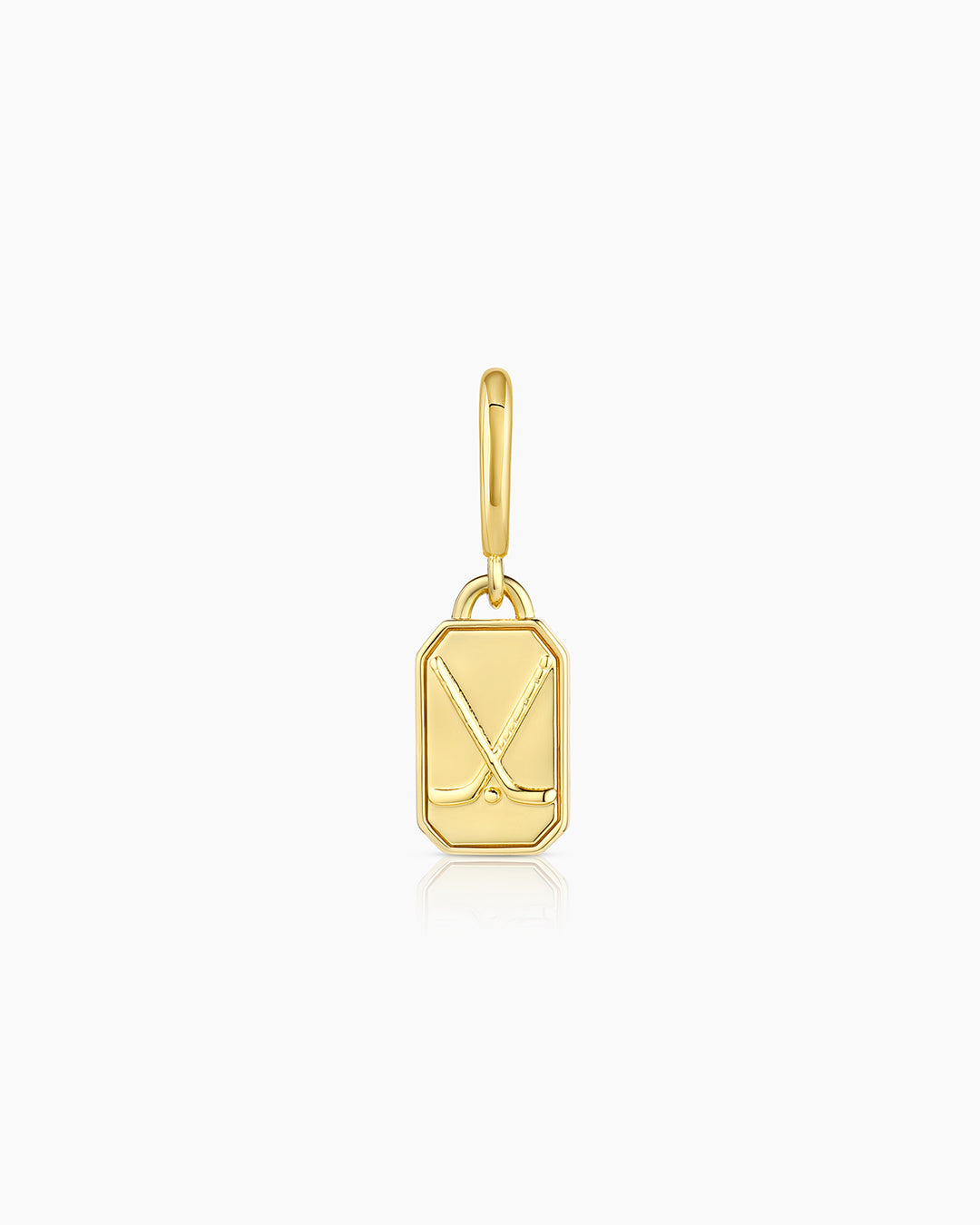 Varsity Parker Charm || option::Gold Plated, Hockey