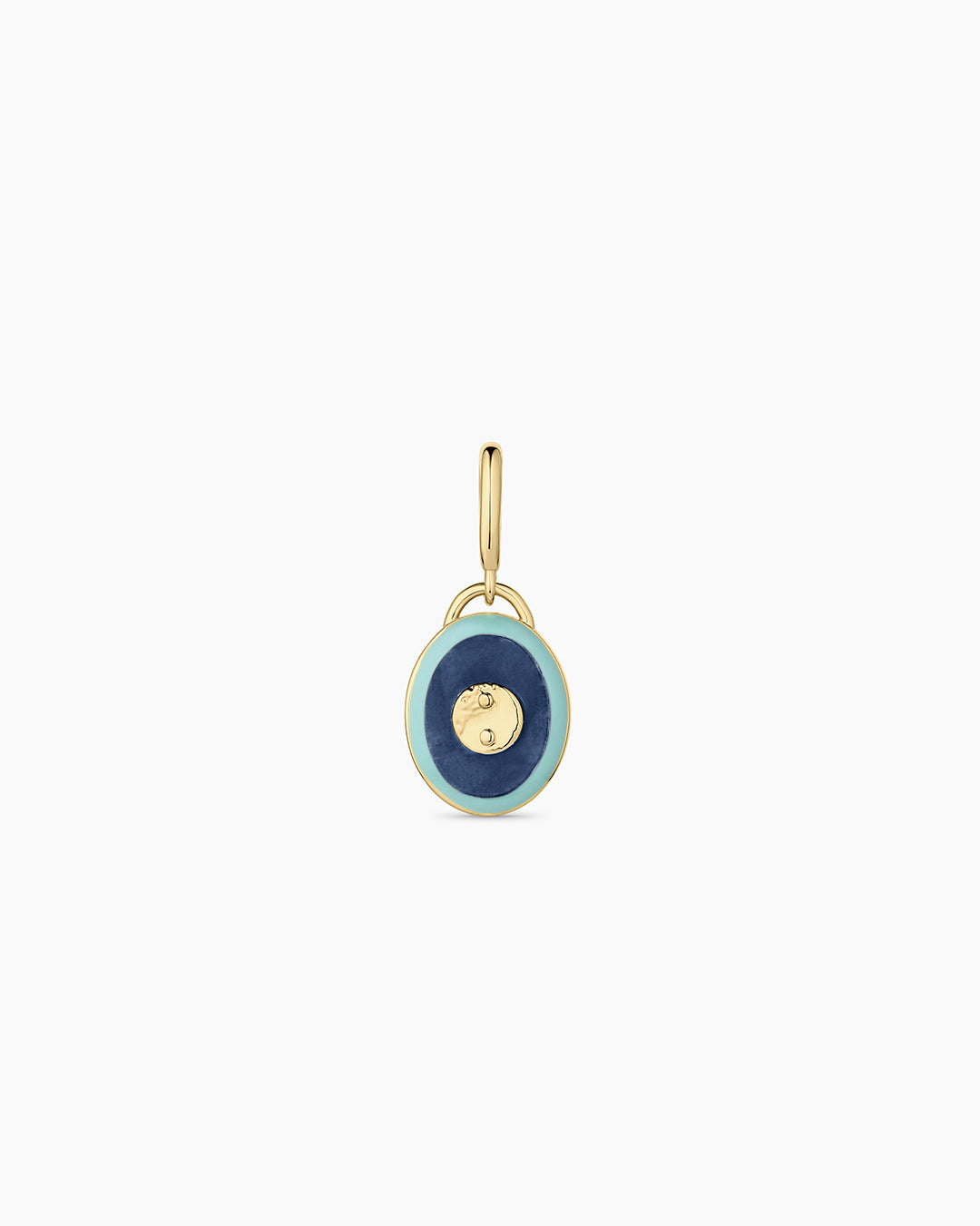 Power Gemstone Balance Parker Charm || option::18k Gold Plated, Labradorite