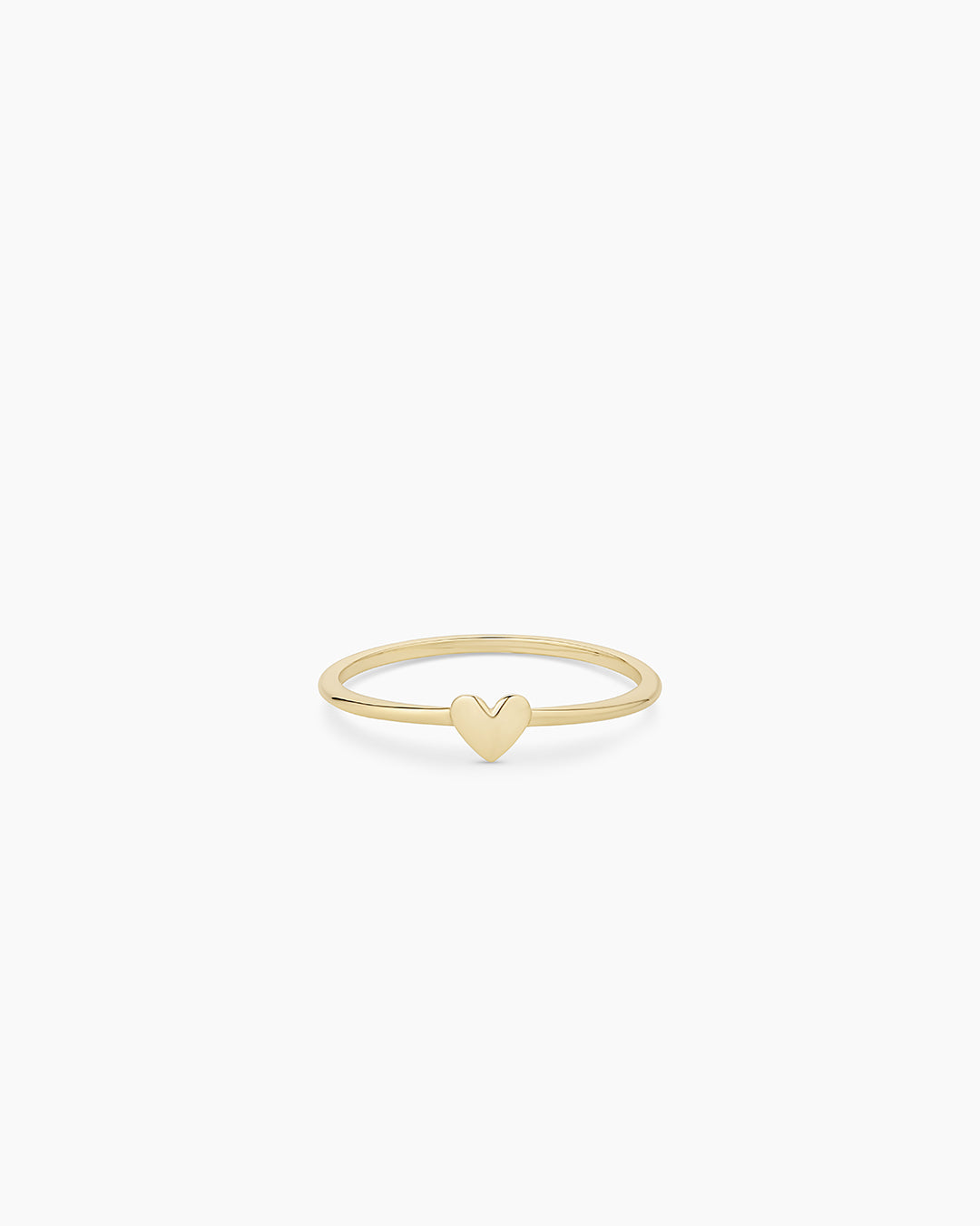 14k Gold Heart Ring || option::14k Solid Gold