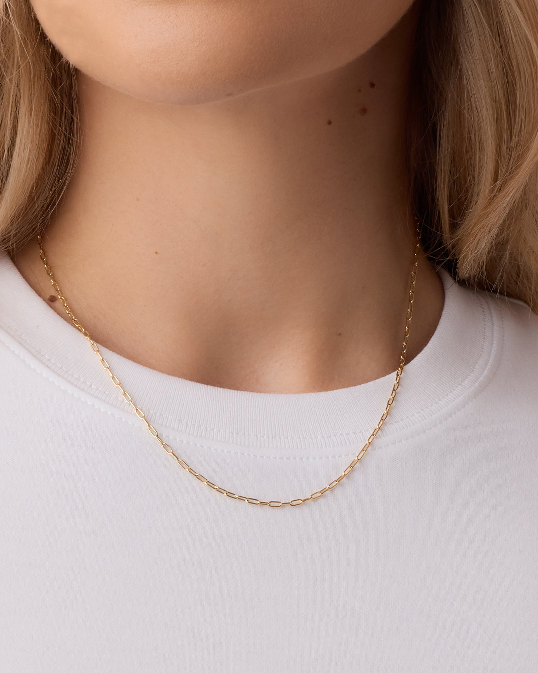 Parker Delicate Necklace || option::18k Gold Plated, 16 in.