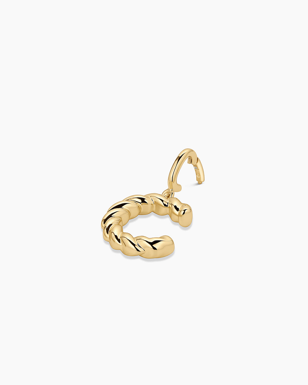 Crew Alphabet Statement Charm || option::18k Gold Plated, C