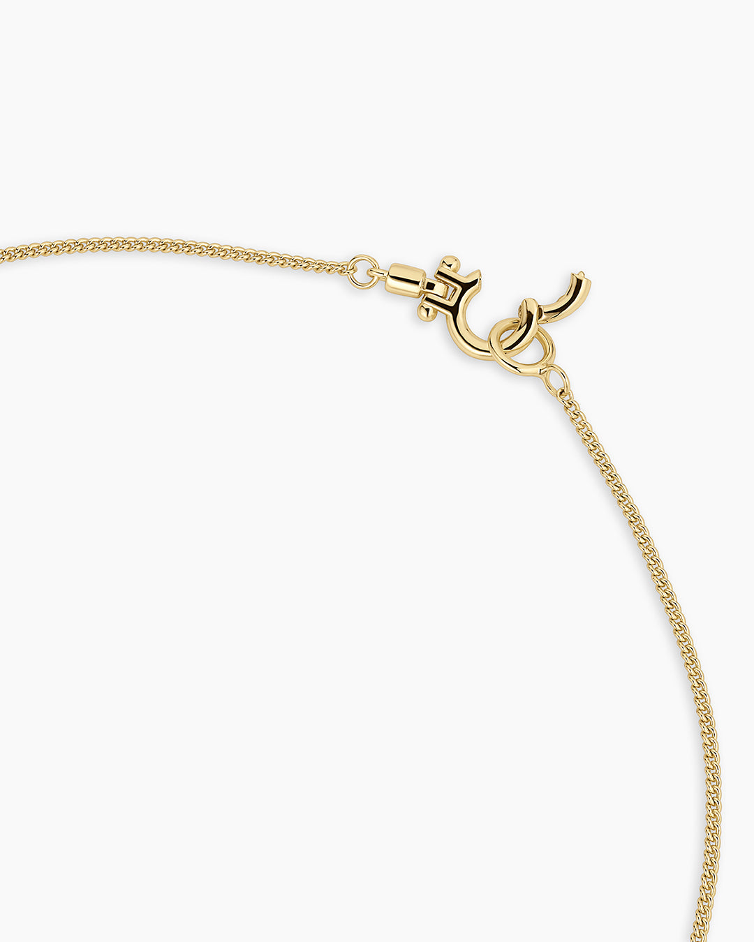 Padlock Parker Charm Necklace || option::18k Gold Plated, Mother of Pearl