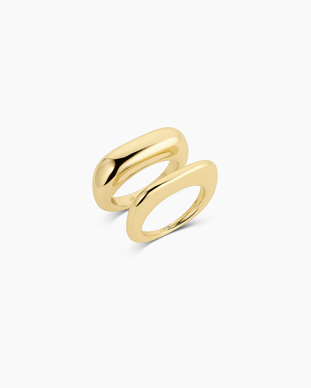 Charlie Ring Set || option::18k Gold Plated