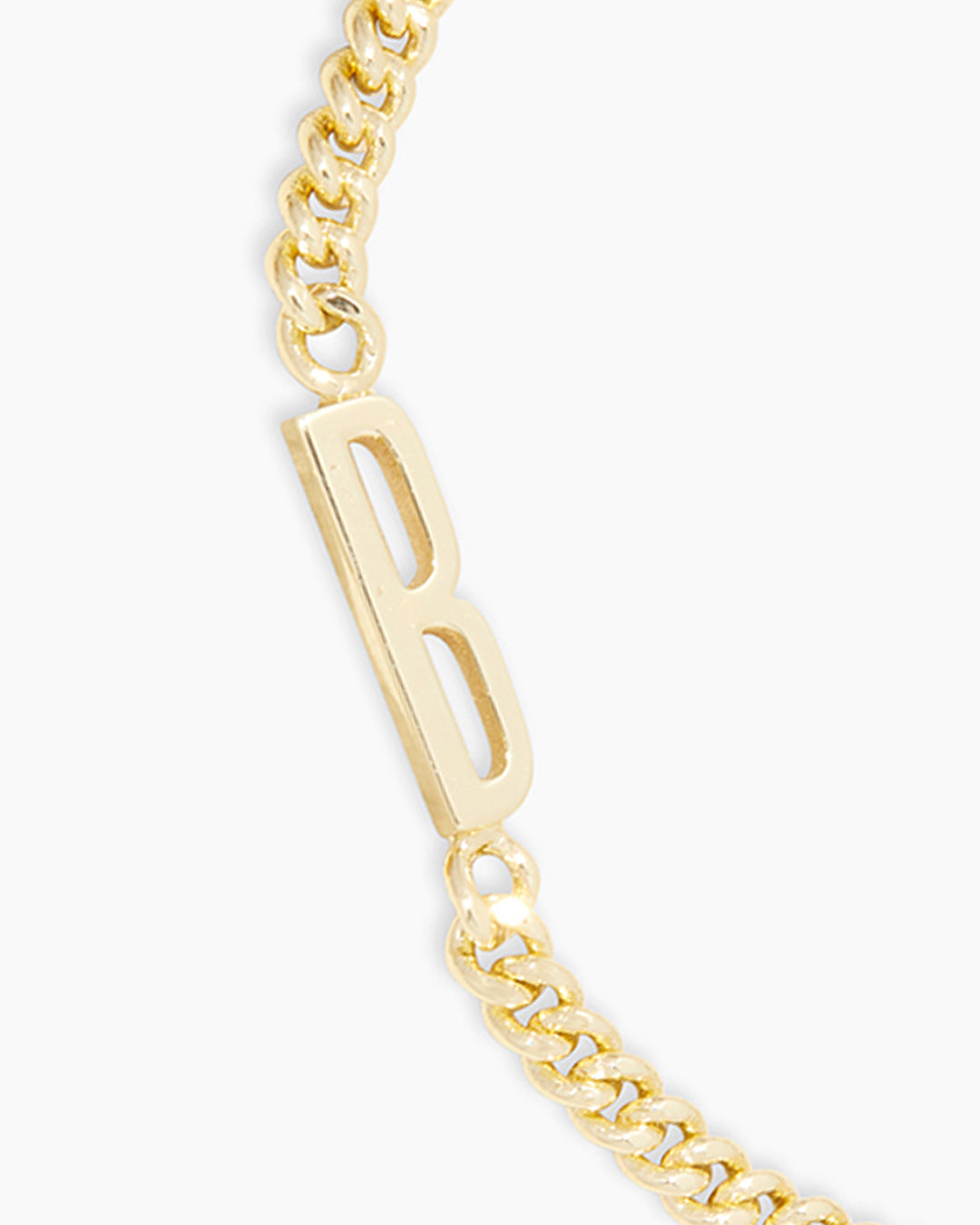 Wilder Alphabet Bracelet Alphabet Bracelet || option::18k Gold Plated, B