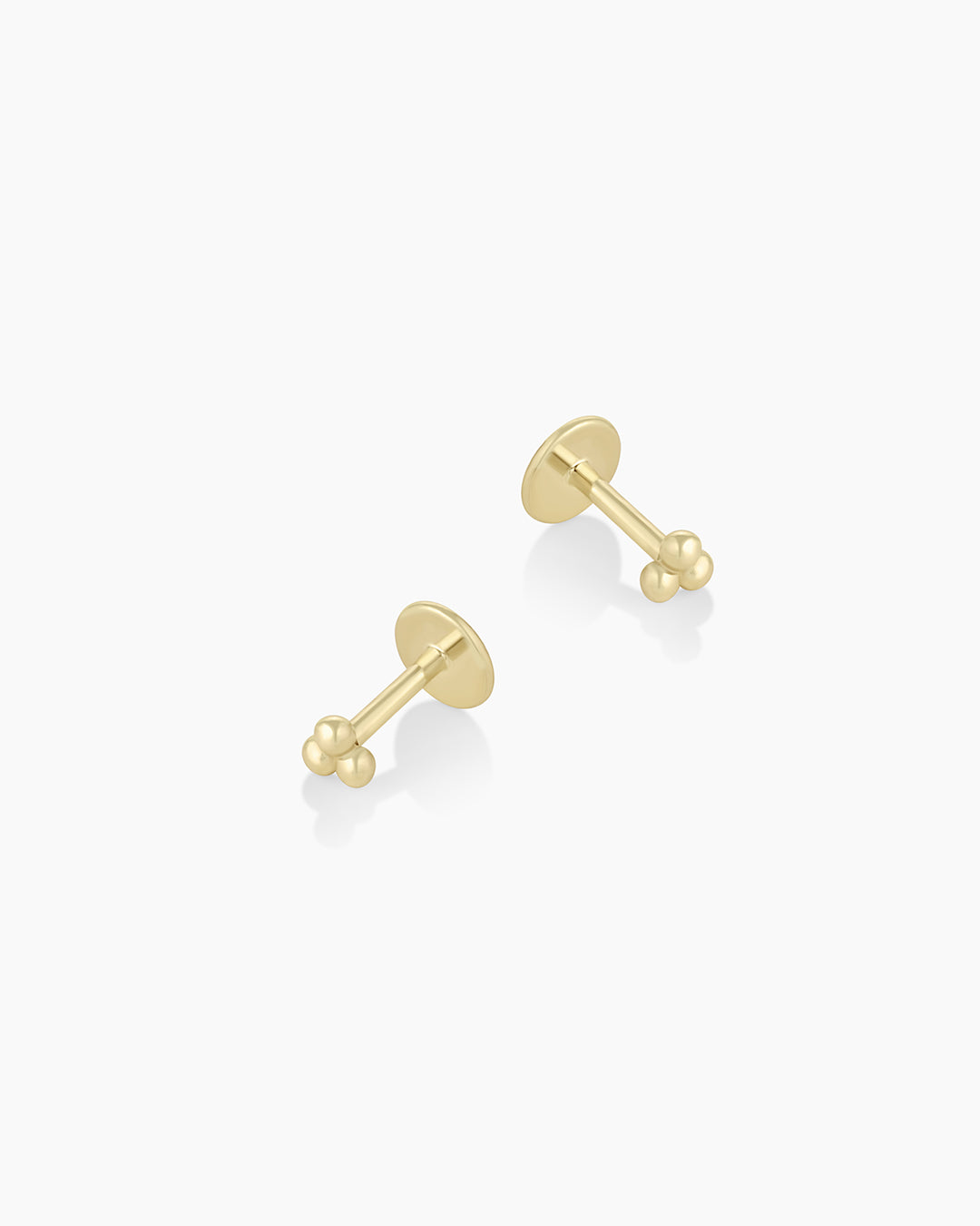 Flowers Stud Golds Earrings | Gold Earrings Flower Zircon - Gold Color  Small Stud - Aliexpress