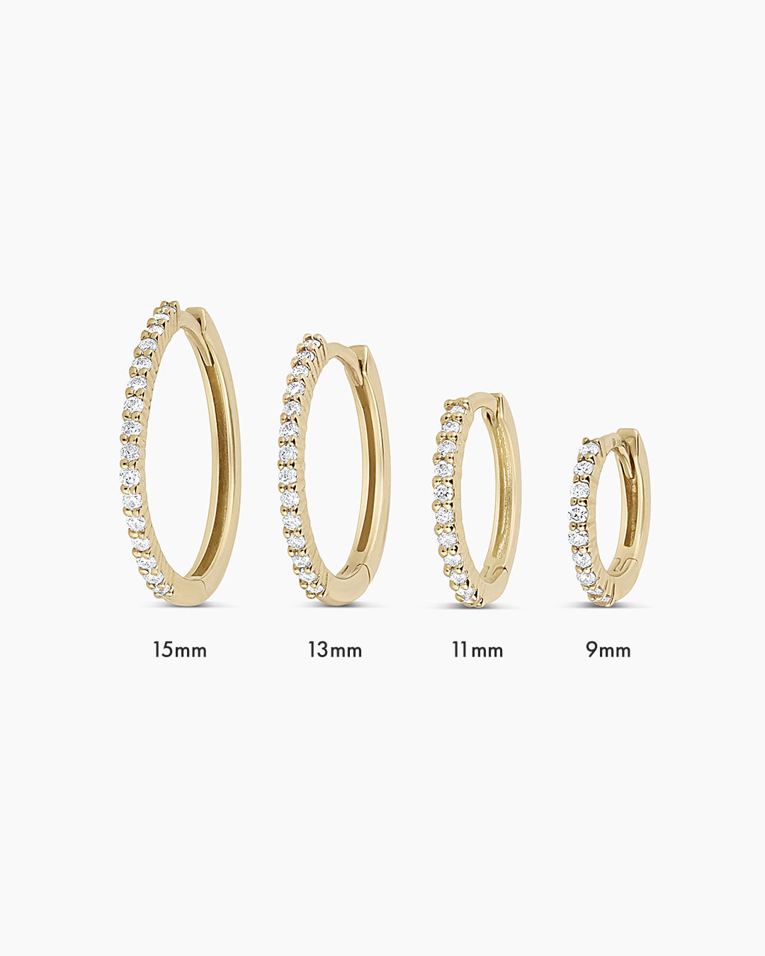 Shop Sydney Evan 14k Gold & Diamond Cocktail Huggie Hoops