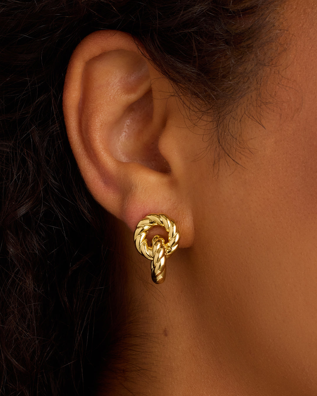 Crew Helium Earrings || option::Gold Plated