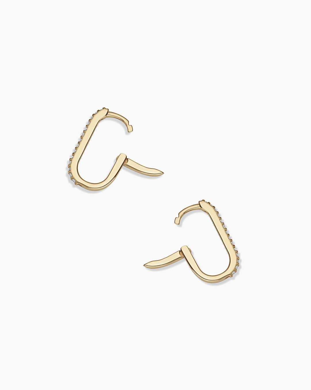 Buy Quad Mesh Diamond Hoop Earrings Online | CaratLane