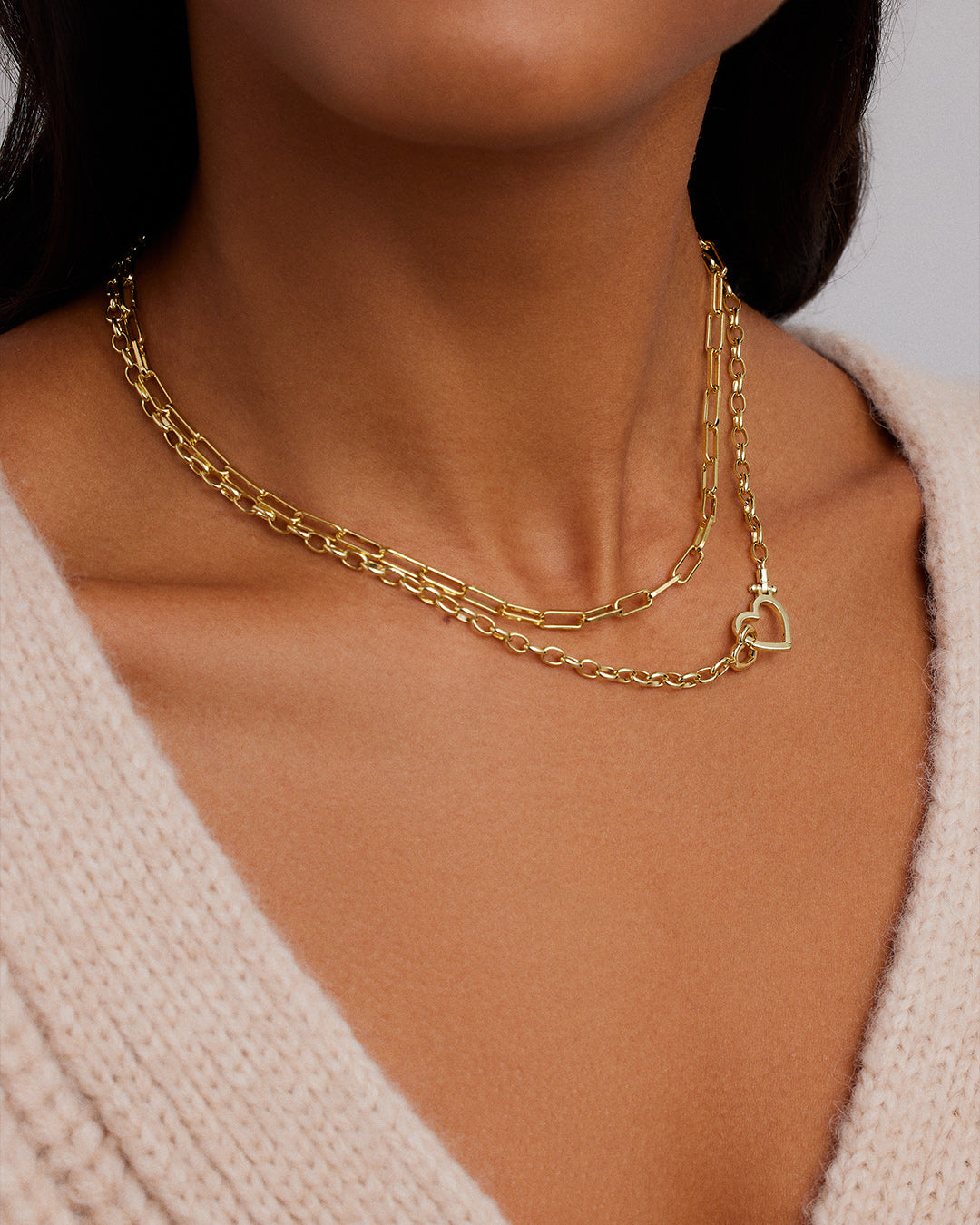 Chain on sale heart choker