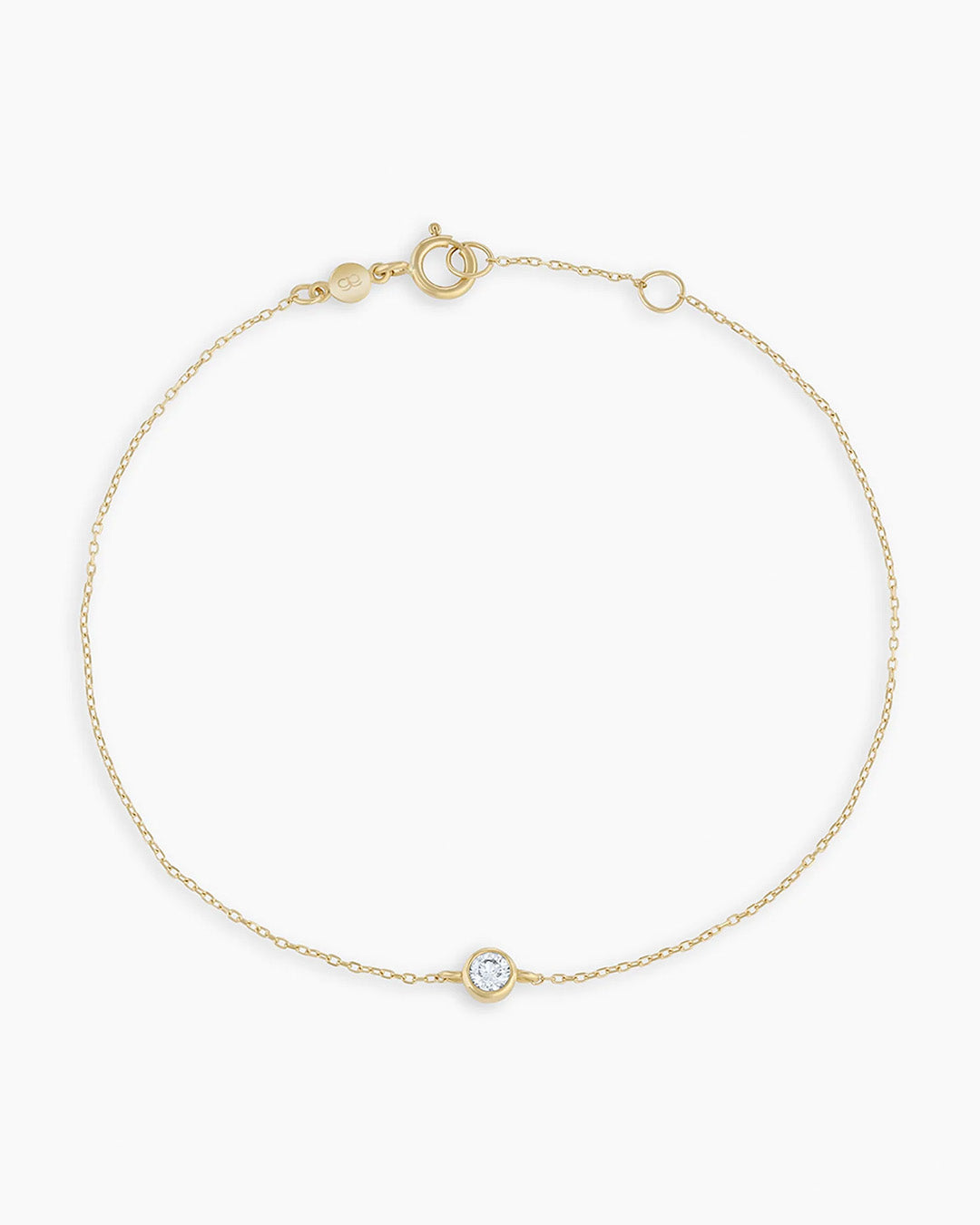 Heart Charm Diamond Bracelet Gifts In 14K White Gold