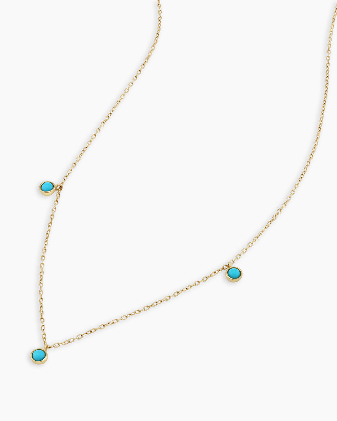 Layered Necklace Set Turquoise Set of 3 Gold Silver Three 