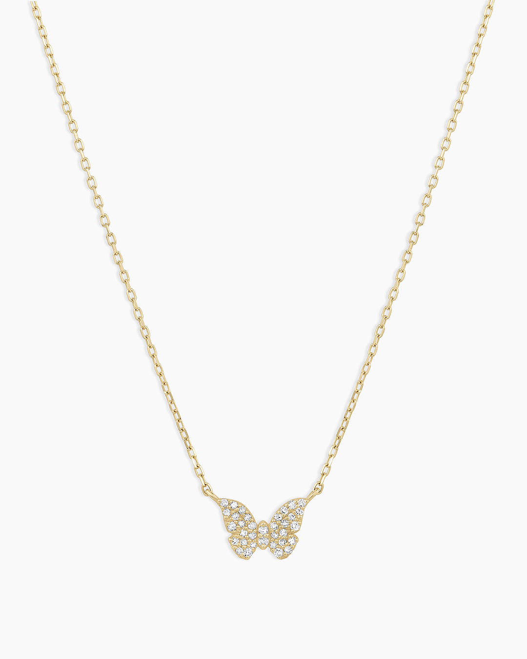 Butterfly Diamond Necklace 14K – LeMel
